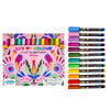 Floral Colours Brush Tip Acrylic Paint Pens - Set of 12 - Image 1