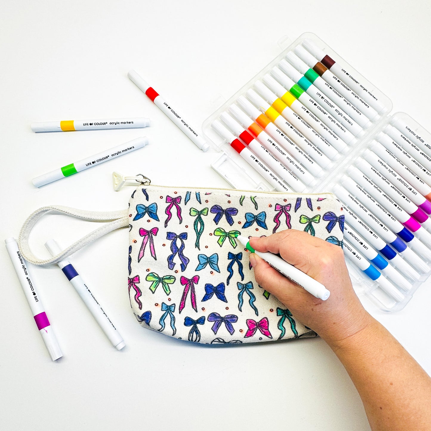 DIY Essentials Pouch Bundle of 3 - Leopard Print, Bows and Cherry - No Pens