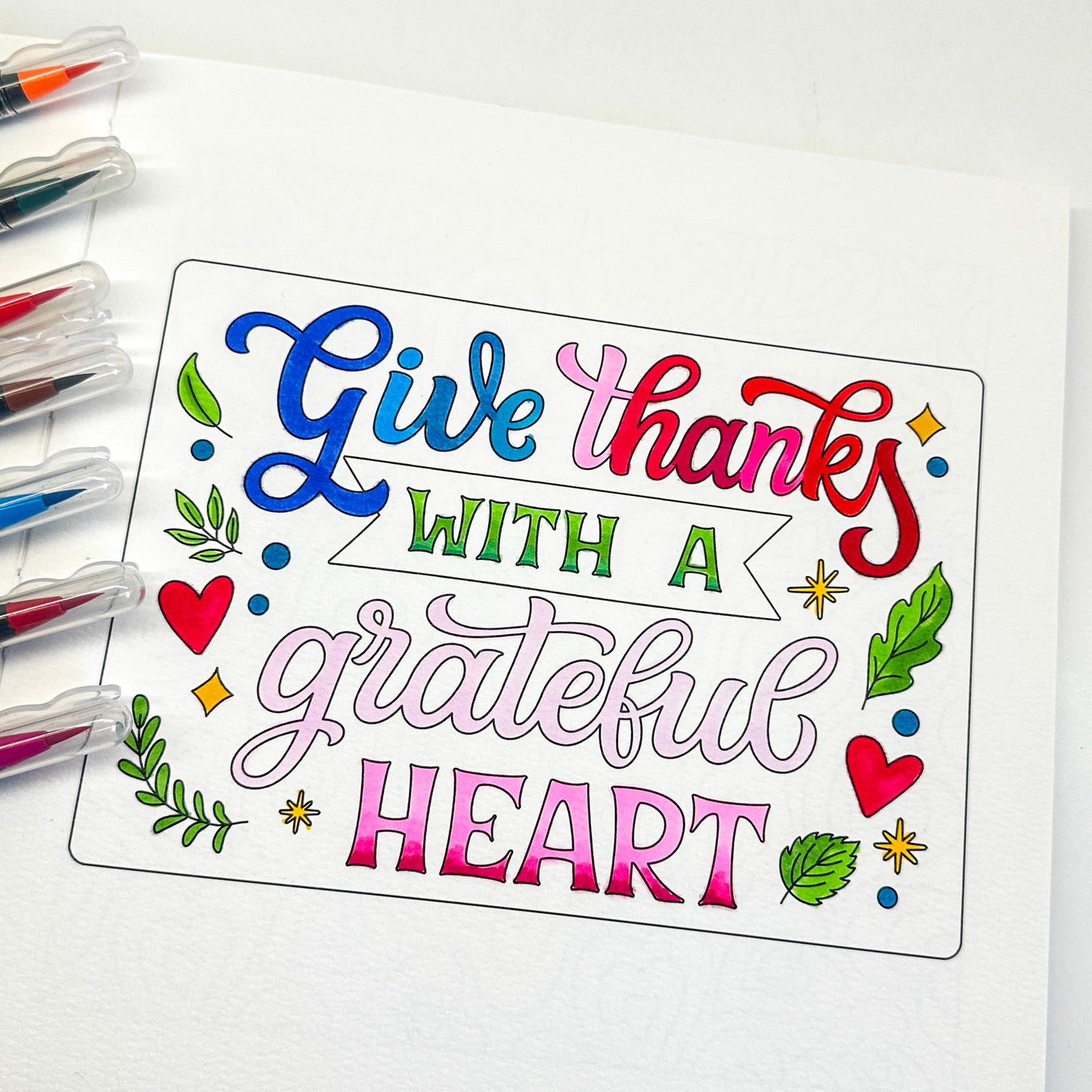 Watercolour Colouring Book - Volume 2