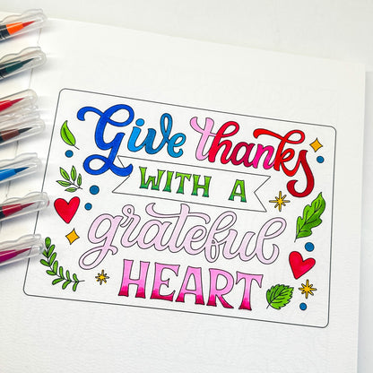 Watercolour Colouring Book - Volume 2