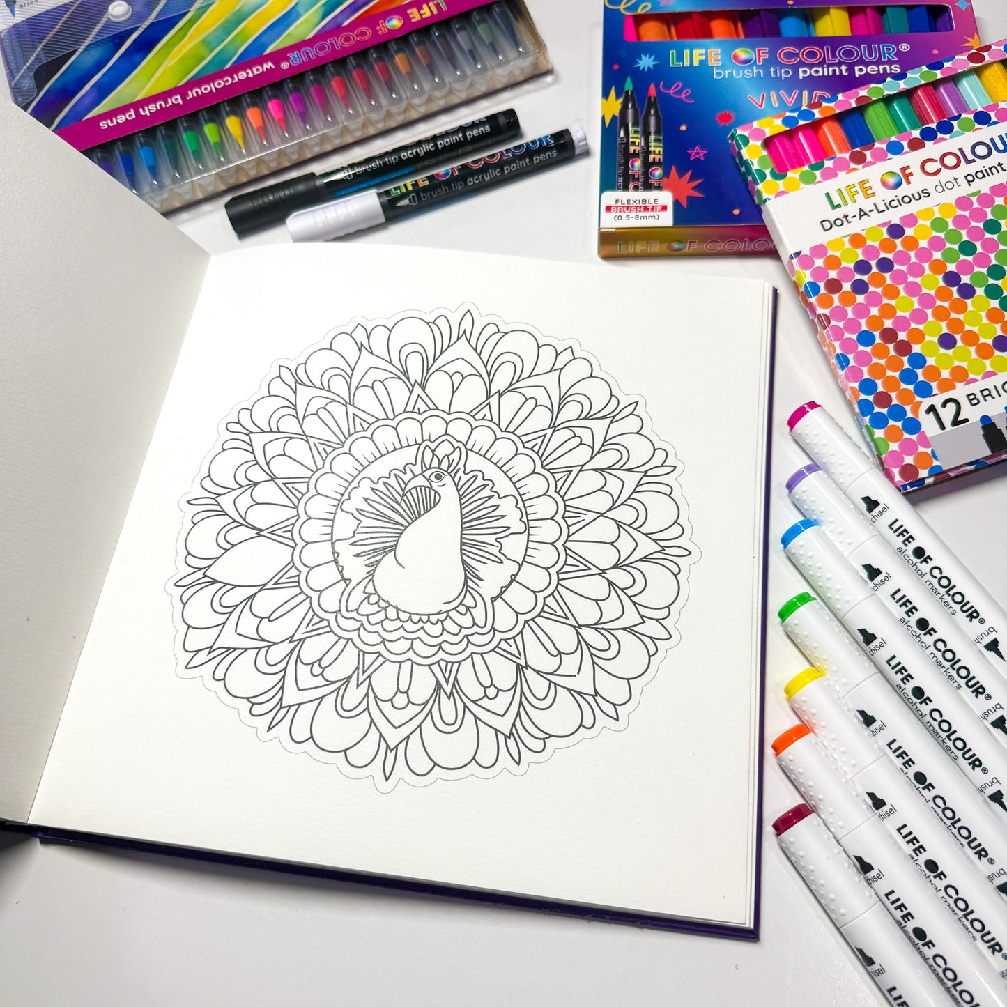 Watercolour Colouring Book - Volume 2