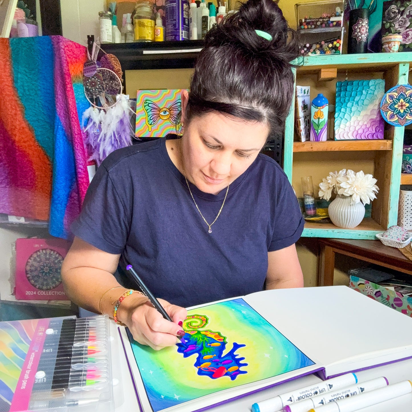 Watercolour Colouring Book - Volume 2