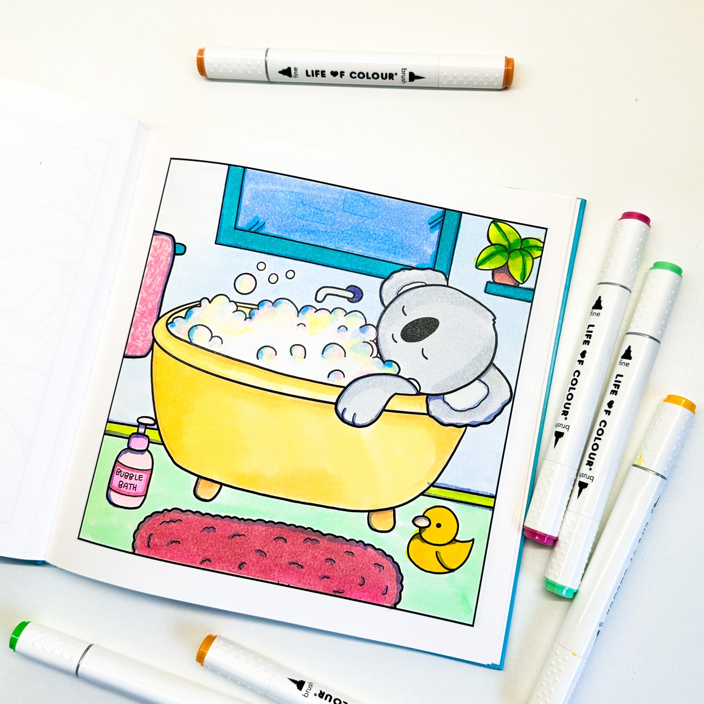 Cute and Cosy Colouring Book Volume 2- Good Vibes only