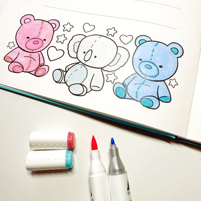 Cute and Cosy Colouring Book Volume 2- Good Vibes only