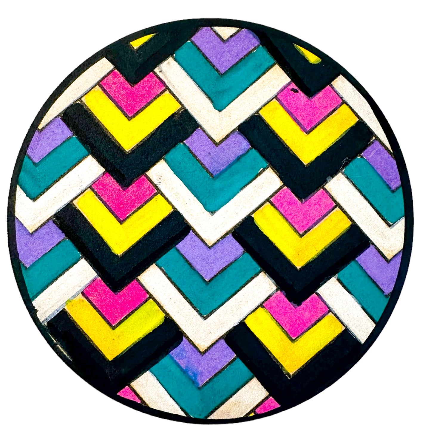 Life of Colour Zendoodle Coaster Kit - Set of 6