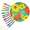 Floral Colours Brush Tip Acrylic Paint Pens - Set of 12 - Image 4