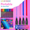 Vivid Brush Tip Acrylic Paint Pens - Set of 12 - Image 3