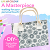 The Creative Tote Bag - Flower Mandala design - Image 3