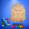 Life of Colour Lion Painting Kit - Image 2