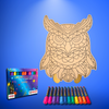 Life of Colour Owl Painting Kit - Image 2