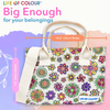 The Creative Tote Bag - Flower Mandala design - Image 4