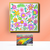 Canvas and Frame Painting Kit - Spring Flowers - Image 1