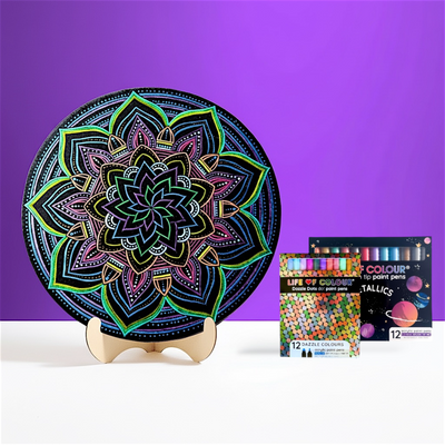 Life of Colour Mandala Galaxy Painting Kit - Comet