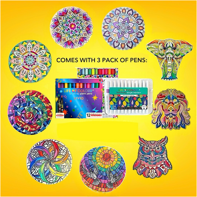 Life of Colour Ultimate Experience Painting Bundle - Bundle of 9